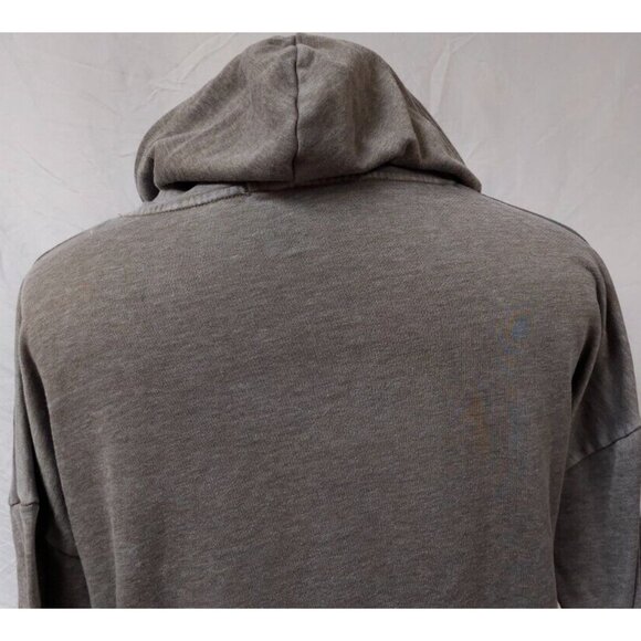 BKE Buckle Mens Medium Grey Stretch Lightweight Drawstring Roo Pocket Hoodie - Picture 7 of 10
